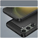 Case for Carbon Case Samsung Galaxy S24+ flexible silicone carbon cover - black - Cell phone cases