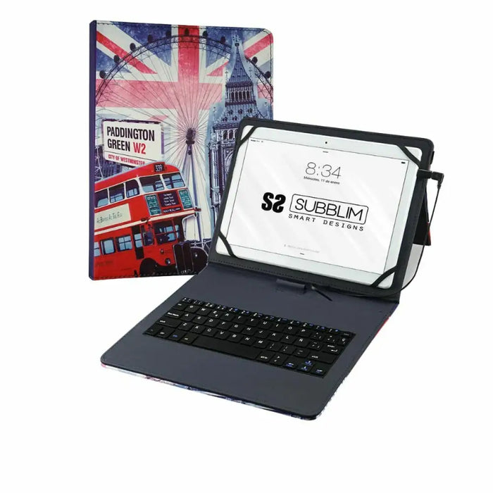 Case for Tablet and Keyboard Subblim SUB-KT1-USB050 Spanish Qwerty - Електроника Периферни и резервни части<<<Компютри|