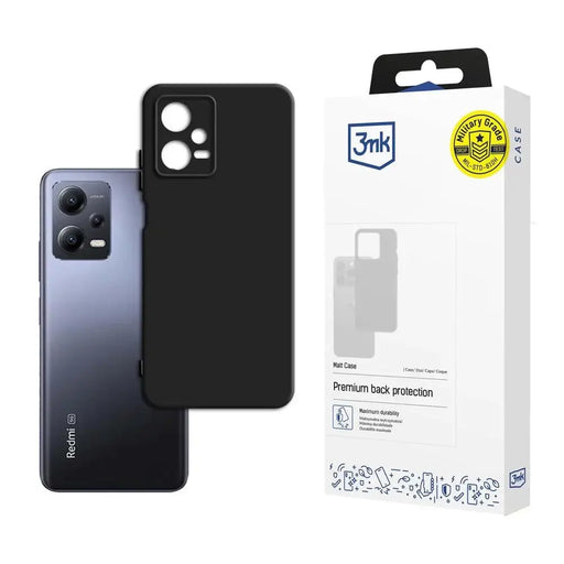 Case for Xiaomi Redmi Note 12 Pro+ from the 3mk Matt Case series - black - Cell phone cases and covers<<<HurtelXML