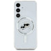 Case Karl Lagerfeld Button Karl & Choupette Heads Printed Logo MagSafe Samsung Galaxy S25 Plus white - Cell phone cases