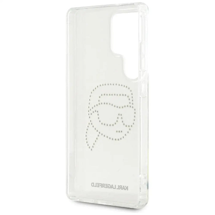 Case Karl Lagerfeld Rhinestones Karl Head Logo Samsung Galaxy S25 Ultra transparent - Cell phone cases