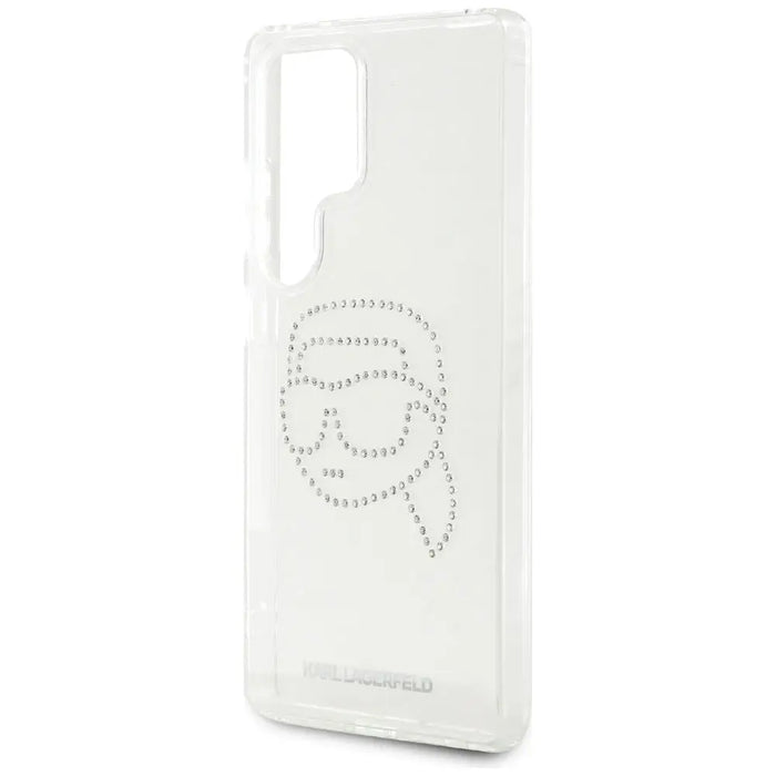 Case Karl Lagerfeld Rhinestones Karl Head Logo Samsung Galaxy S25 Ultra transparent - Cell phone cases