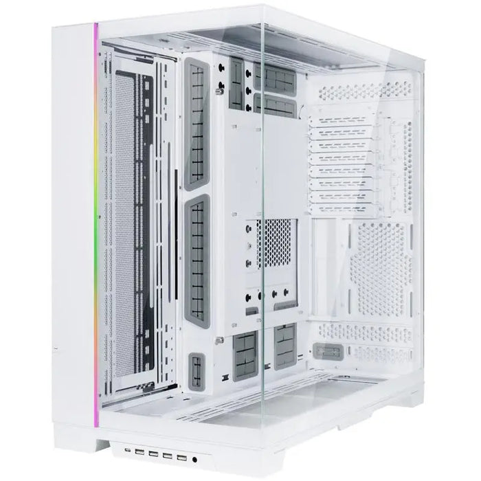 Case Lian Li PC-O11 Dynamic EVO XL Full-Tower Tempered Glass White - Кутии за компютри<<<Компютърни