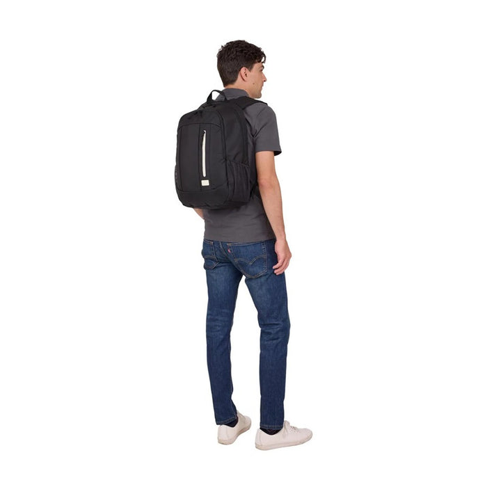 BACKPACK FOR UP TO 15.6 INCH LAPTOP WMBP215 RECYCLED CASE LOGIC - BLACK