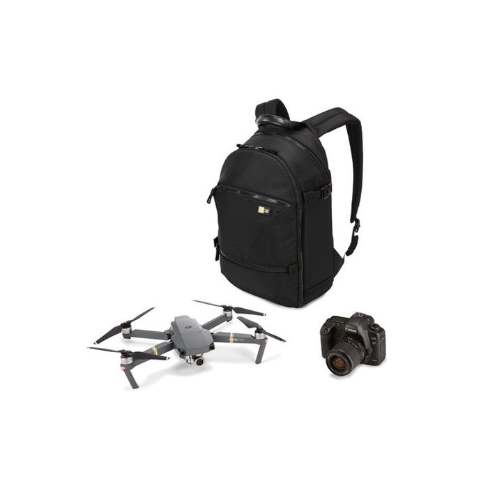 SMALL PROFESSIONAL CAMERA BACKPACK BRBP 104 DSLR CASE LOGIC - BLACK