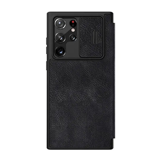 Case Nillkin Qin Leather Pro for SAMSUNG S22 Ultra (black) - Protective cases for smartphones<<<Cases<<<GSM