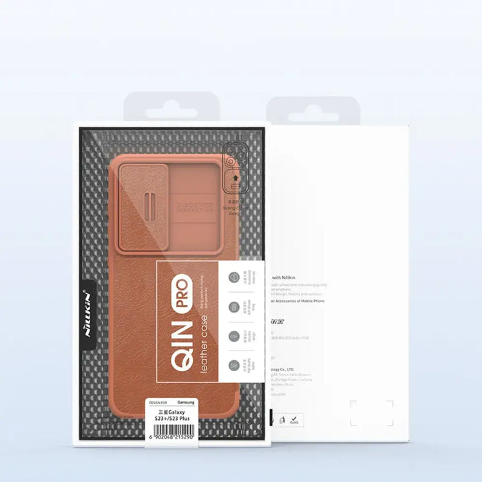 Case Nillkin Qin Leather Pro for SAMSUNG S23+ (black) - Protective cases for smartphones<<<Cases<<<GSM