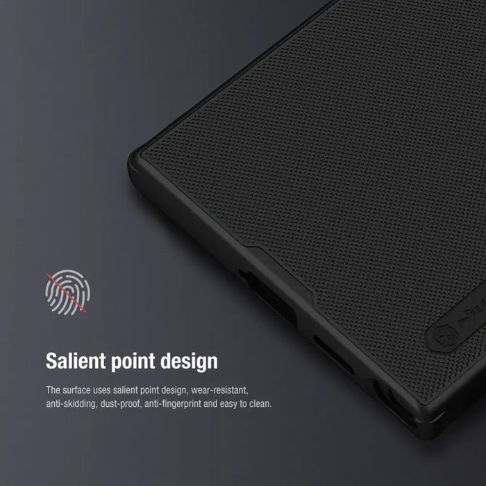 Case Nillkin Super Frosted Shield Pro for Samsung Galaxy S24 Ultra (black) - Cell phone cases