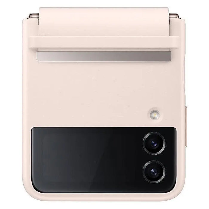 Case Samsung Z FLIP 4 PINK LEATHER COVER EF-VF721LPEGWW - Калъфи за телефони<<<Аксесоари за