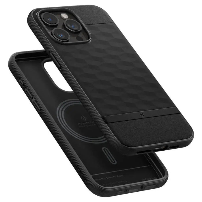 Caseology Parallax Mag Case with MagSafe for iPhone 15 Pro - Matte Black - Cell phone cases and covers<<<HurtelXML