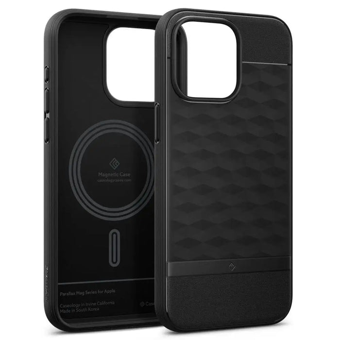 Caseology Parallax Mag Case with MagSafe for iPhone 15 Pro - Matte Black - Cell phone cases and covers<<<HurtelXML