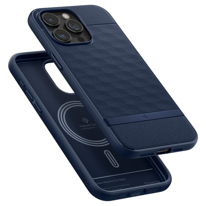 Caseology Parallax Mag Case with MagSafe for iPhone 15 Pro Max - Navy - Cell phone cases and covers<<<HurtelXML