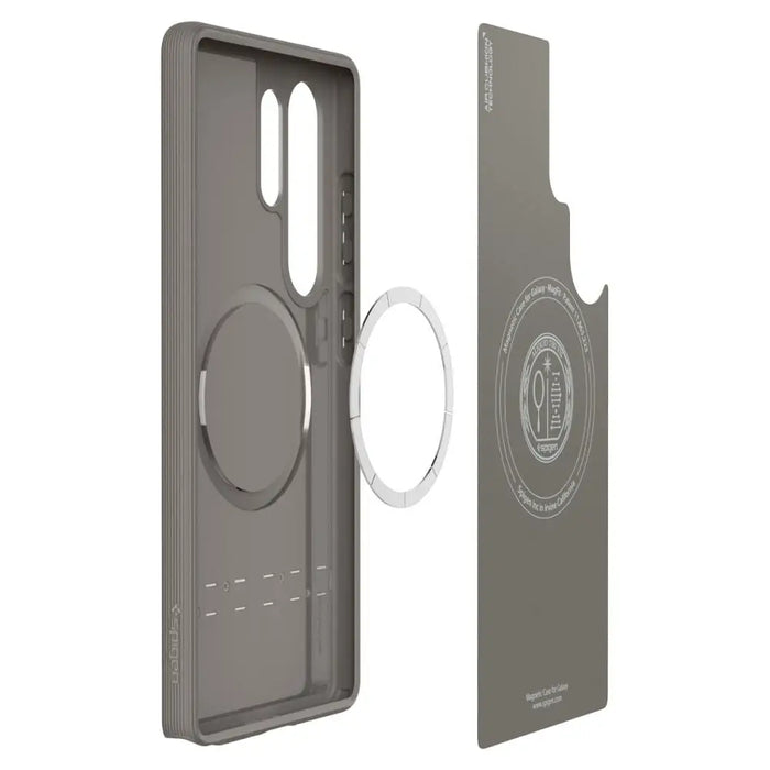 Caseology Parallax Mag MagSafe Case for Samsung Galaxy S25 Ultra - Gray - Cell phone cases and covers<<<HurtelXML