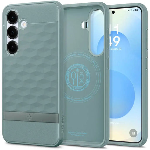 Caseology Parallax Mag MagSafe Samsung Galaxy S25 Case - Green - Cell phone cases and covers<<<HurtelXML