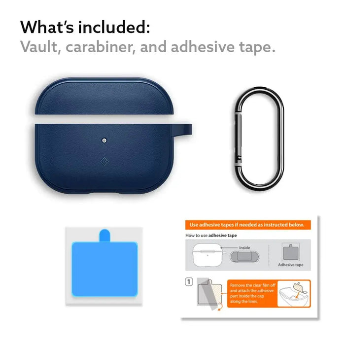 Caseology Vault Apple AirPods Pro 1/2 Case - Blue - Cell phone cases and covers<<<HurtelXML