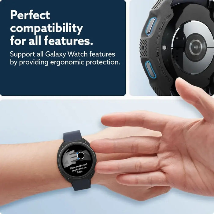 Caseology Vault Case for Samsung Galaxy Watch 7 (44mm) - Matte Black - Cell phone cases and covers<<<HurtelXML