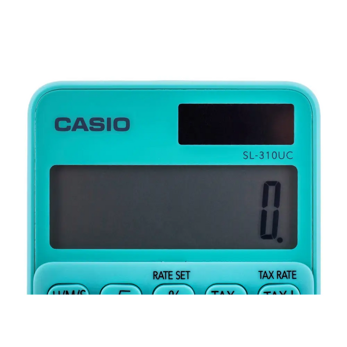 Casio pocket calculator SL-310UC-GN green - CalculatorsARB-KLK<<<Office suppliesARB<<<ActionPL