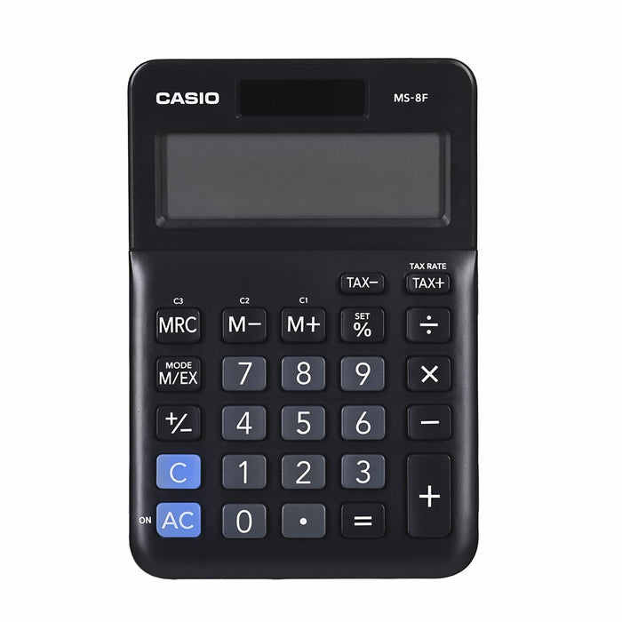 Casio MS-8F black office calculator