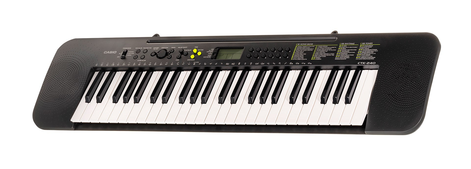 Casio CTK-240 MIDI keyboard 49 keys Black, White