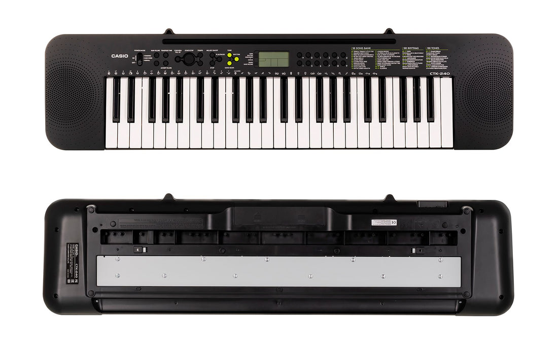 Casio CTK-240 MIDI keyboard 49 keys Black, White