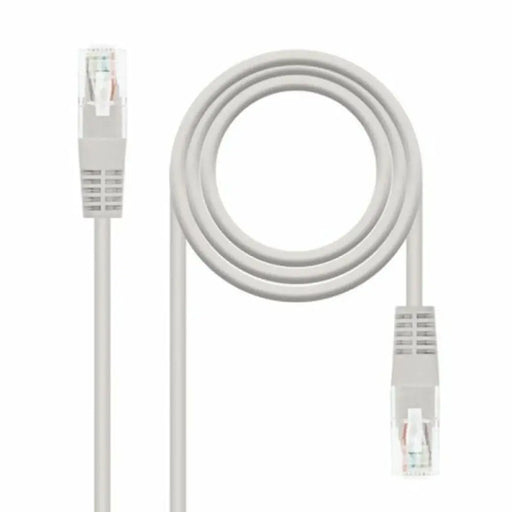 CAT 6 UTP Cable NANOCABLE 10.20.0405 Grey 5 m - Компютър Кабели и адаптери<<<Компютри| Електроника<<<BigBuy&&&Мрежови