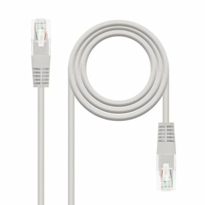 CAT 6 UTP Cable NANOCABLE 10.20.0405 Grey 5 m - Компютър Кабели и адаптери<<<Компютри| Електроника<<<BigBuy&&&Мрежови