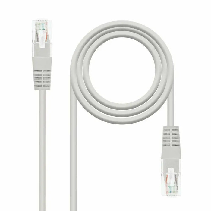 CAT 6 UTP Cable NANOCABLE 10.20.1303 Grey 3 m - Компютър Кабели и адаптери<<<Компютри| Електроника<<<BigBuy&&&Мрежови