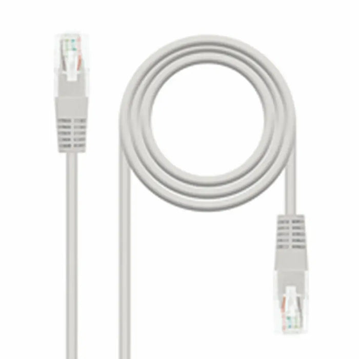 CAT 6 UTP Cable NANOCABLE 10.20.1303 Grey 3 m - Компютър Кабели и адаптери<<<Компютри| Електроника<<<BigBuy&&&Мрежови