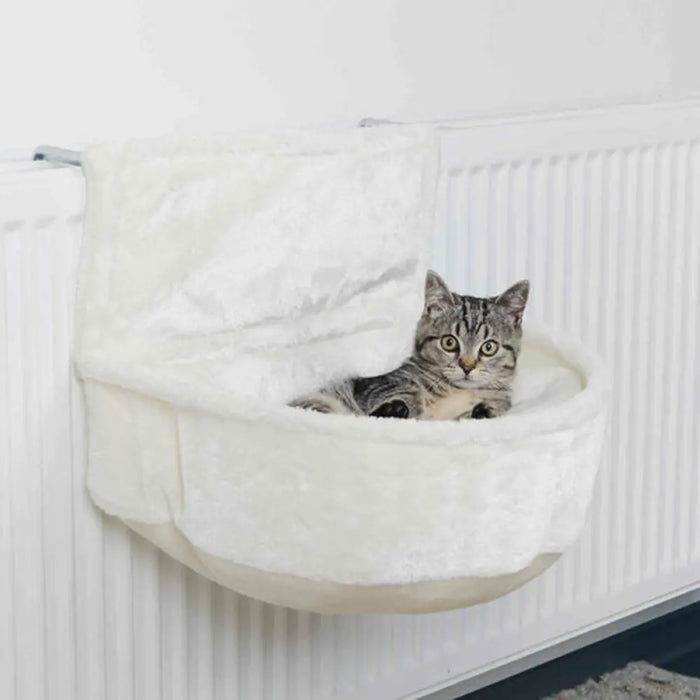 Cat Bed Trixie White 13 cm 45 x 13 x 33 cm Radiator - Домашни Животни<<<Дом Градина<<<BigBuy&&&Къщички и