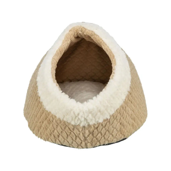 Cat cave Trixie Kaline Mio Brown Cream Polyester Plush 35 x 26 x 41 cm - Къщички и легълца<<<Домашни Животни<<<Дом