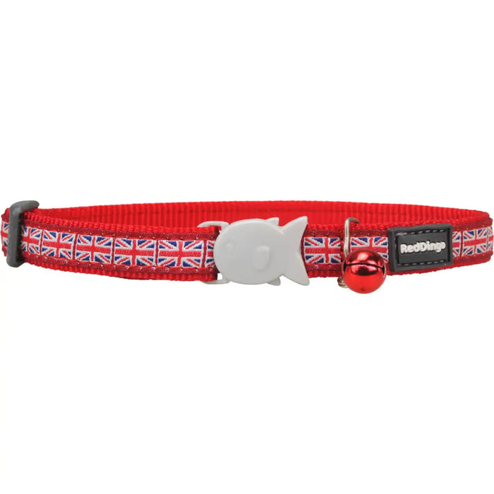 Cat Collar Red Dingo Union Jack 20-32 cm Red - Домашни Животни<<<Дом Градина<<<BigBuy&&&Пътуване и разходки<<<Домашни
