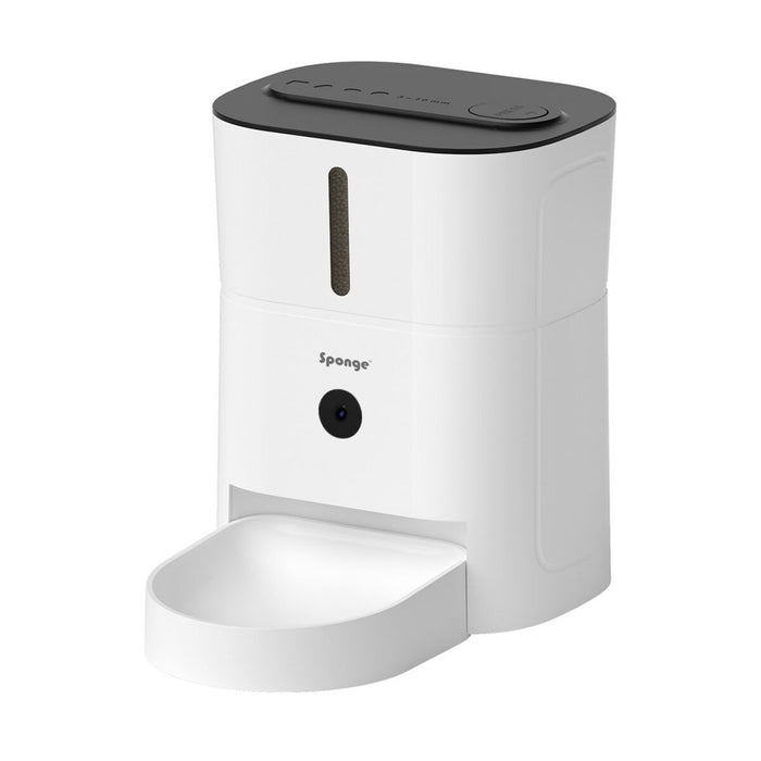 Cat Feeder Sponge White Black Plastic - Купички за храна и вода<<<Домашни Животни<<<Дом Градина<<<BigBuy&&&Bowls