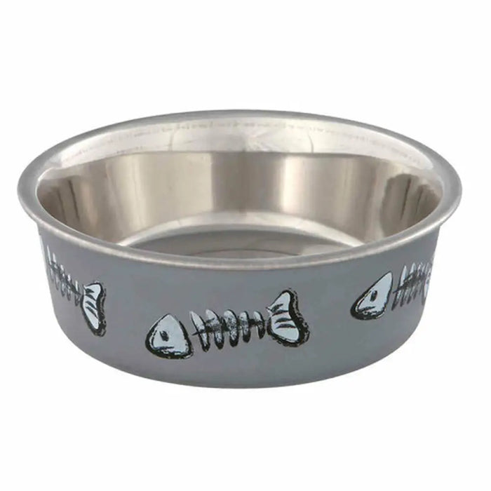 Cat Feeder Trixie Stainless steel Ø 12 cm - Домашни Животни<<<Дом Градина<<<BigBuy&&&Купички за храна и вода<<<Домашни