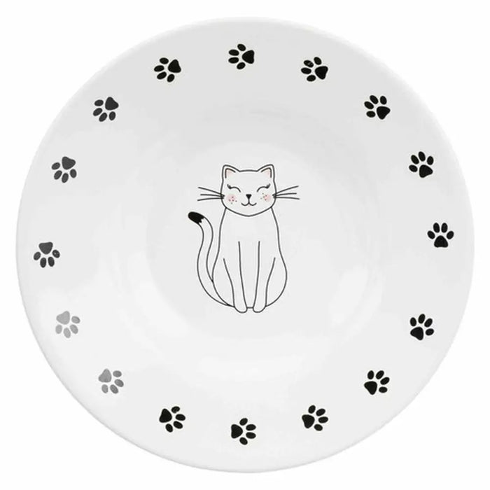 Cat Feeder Trixie White 15 cm - Домашни Животни<<<Дом Градина<<<BigBuy&&&Купички за храна и вода<<<Домашни