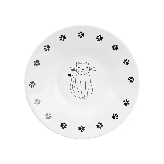 Cat Feeder Trixie White 15 cm - Домашни Животни<<<Дом Градина<<<BigBuy&&&Купички за храна и вода<<<Домашни