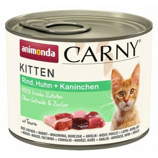 Cat food Animonda Carny Kitten Chicken Veal Rabbit 200 g - Хранене на домашни любимци<<<Домашни Животни<<<Дом