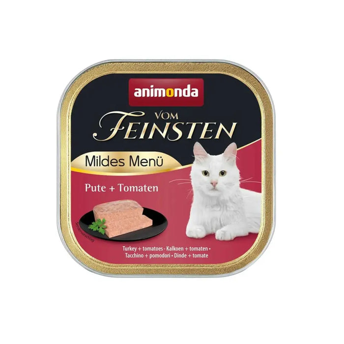Cat food Animonda Vom Feinsten Adult Mildes Menü Turkey with tomatoes 100 g - Хранене на домашни любимци<<<Домашни