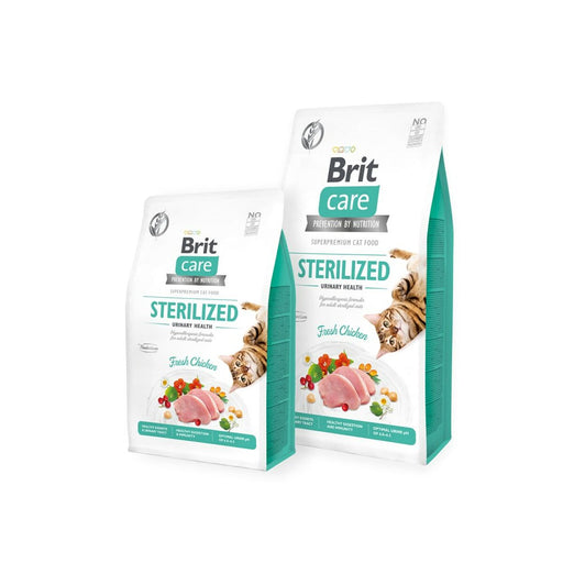 Cat food Brit Care Grain Free Sterilized Urinary Health Adult Chicken 7 kg - Хранене на домашни любимци<<<Домашни