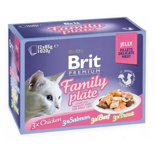Cat food Brit Premium Family Plate 12 x 85 g - Хранене на домашни любимци<<<Домашни Животни<<<Дом