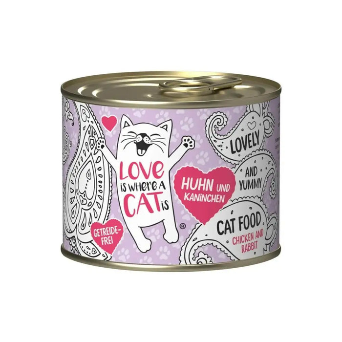 Cat food LOVE IS WHERE A CAT IS 2191340 Chicken 200 g - Хранене на домашни любимци<<<Домашни Животни<<<Дом
