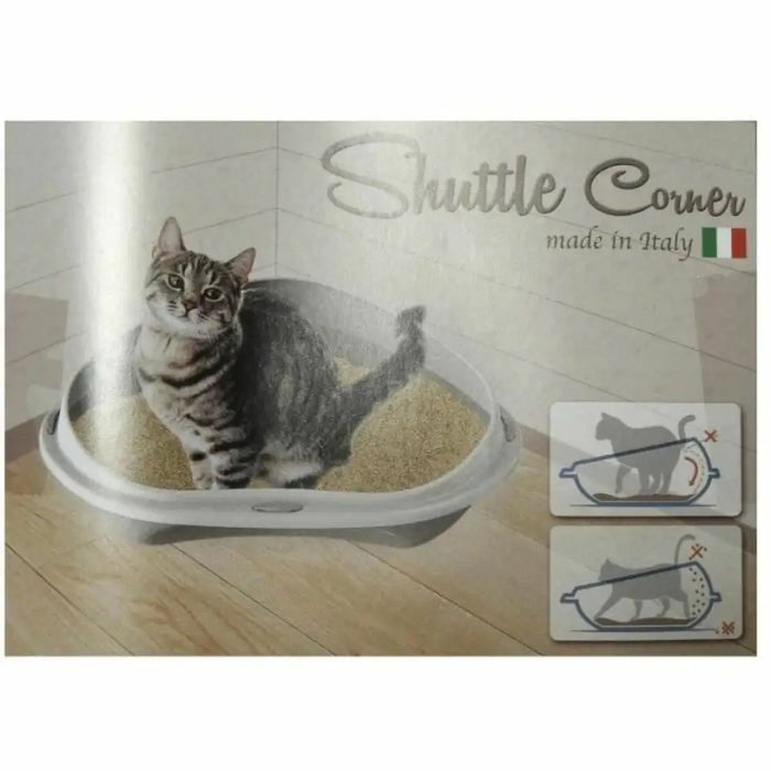 Cat Litter Box Aimé Beige Taupe Plastic - Домашни Животни<<<Дом Градина<<<BigBuy&&&Играчки<<<Домашни Животни<<<Дом