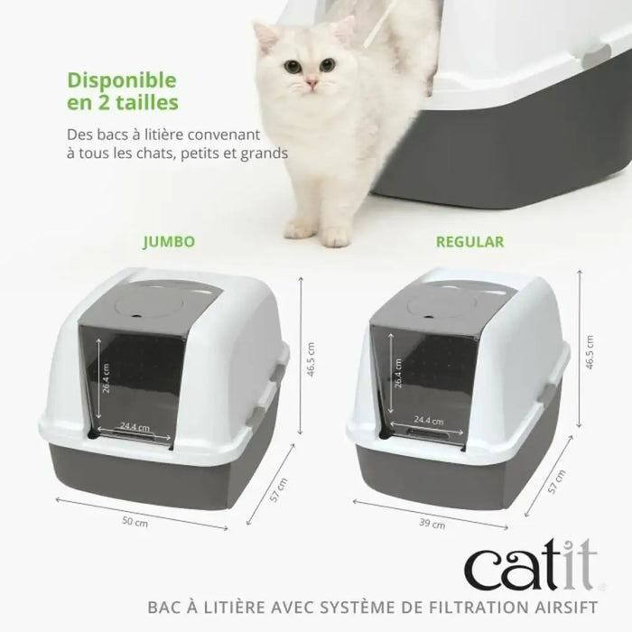 Cat Litter Box Catit Grey Detachable lid - Домашни Животни<<<Дом Градина<<<BigBuy&&&Играчки<<<Домашни Животни<<<Дом