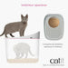 Cat Litter Box Catit Pixi Box 52 x 41 x 47,5 cm Plastic - Играчки<<<Домашни Животни<<<Дом Градина<<<BigBuy