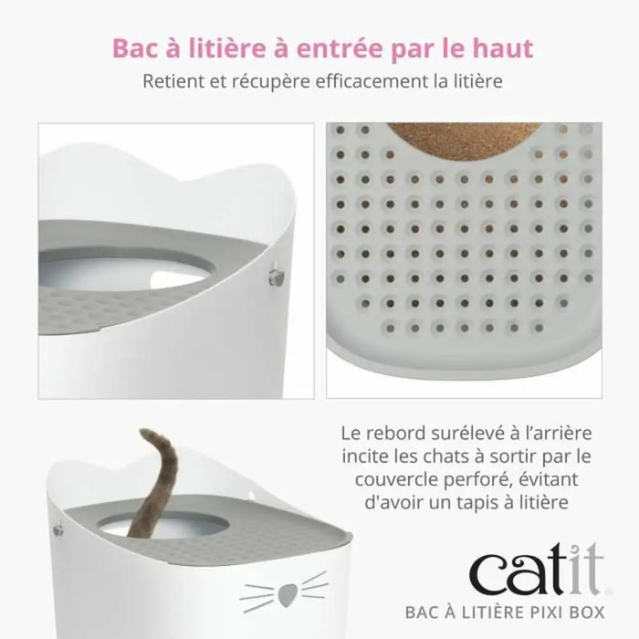 Cat Litter Box Catit Pixi Box 52 x 41 x 47,5 cm Plastic - Играчки<<<Домашни Животни<<<Дом Градина<<<BigBuy