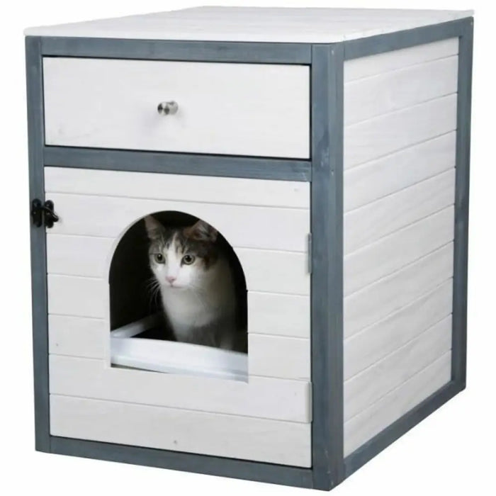 Cat Litter Box Kerbl Blue White Plastic - Домашни Животни<<<Дом Градина<<<BigBuy&&&Играчки<<<Домашни Животни<<<Дом