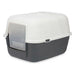 Cat Litter Box Mascow Grey Anthracite Plastic 48 x 32 x 38 cm (12 Units) - Домашни Животни<<<Дом