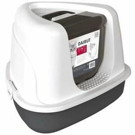 Cat Litter Box MPETS DAIRUT White Black 50 x 42 x 36 cm - Домашни Животни<<<Дом Градина<<<BigBuy&&&Играчки<<<Домашни
