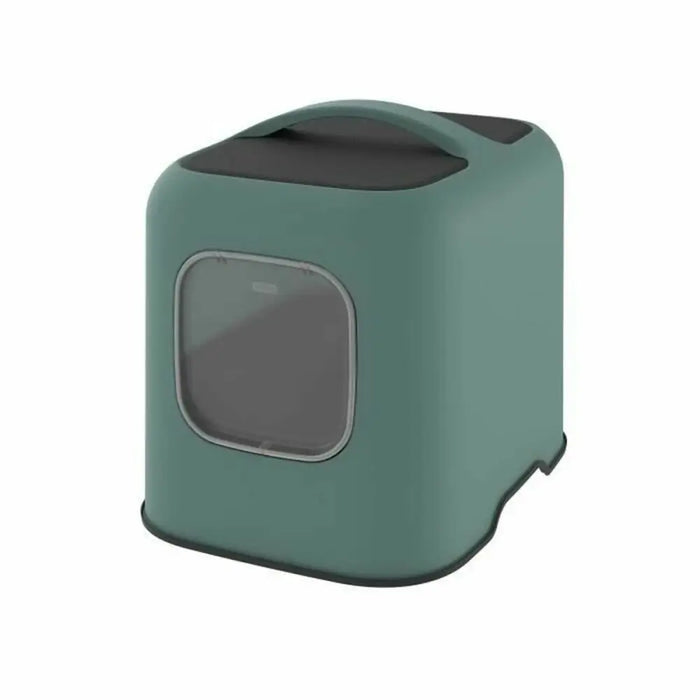 Cat Litter Box Rotho Biala Green Plastic 51 x 39,5 x 44,3 cm - Играчки<<<Домашни Животни<<<Дом