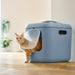 Cat Litter Box Rotho Biala XL Blue Plastic - Играчки<<<Домашни Животни<<<Дом Градина<<<BigBuy&&&Litter