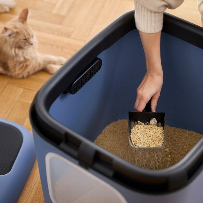 Cat Litter Box Rotho Biala XL Blue Plastic - Играчки<<<Домашни Животни<<<Дом Градина<<<BigBuy&&&Litter